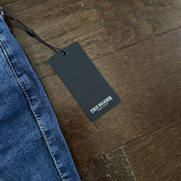 True Religion-Charlie High rise flare jeans, blue- size 27-NWT-retails $159 - Picture 13 of 13